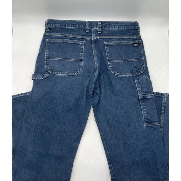 Genuine Dickies Denim Jeans Mens Size 36x34‎ C491 - Picture 6 of 10